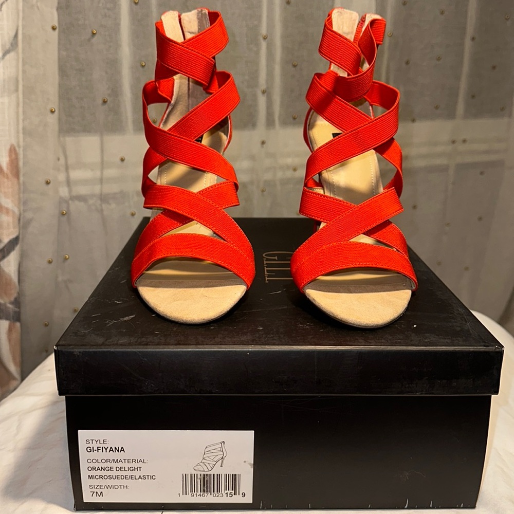 GI-FIYANA Orange Delight Heels